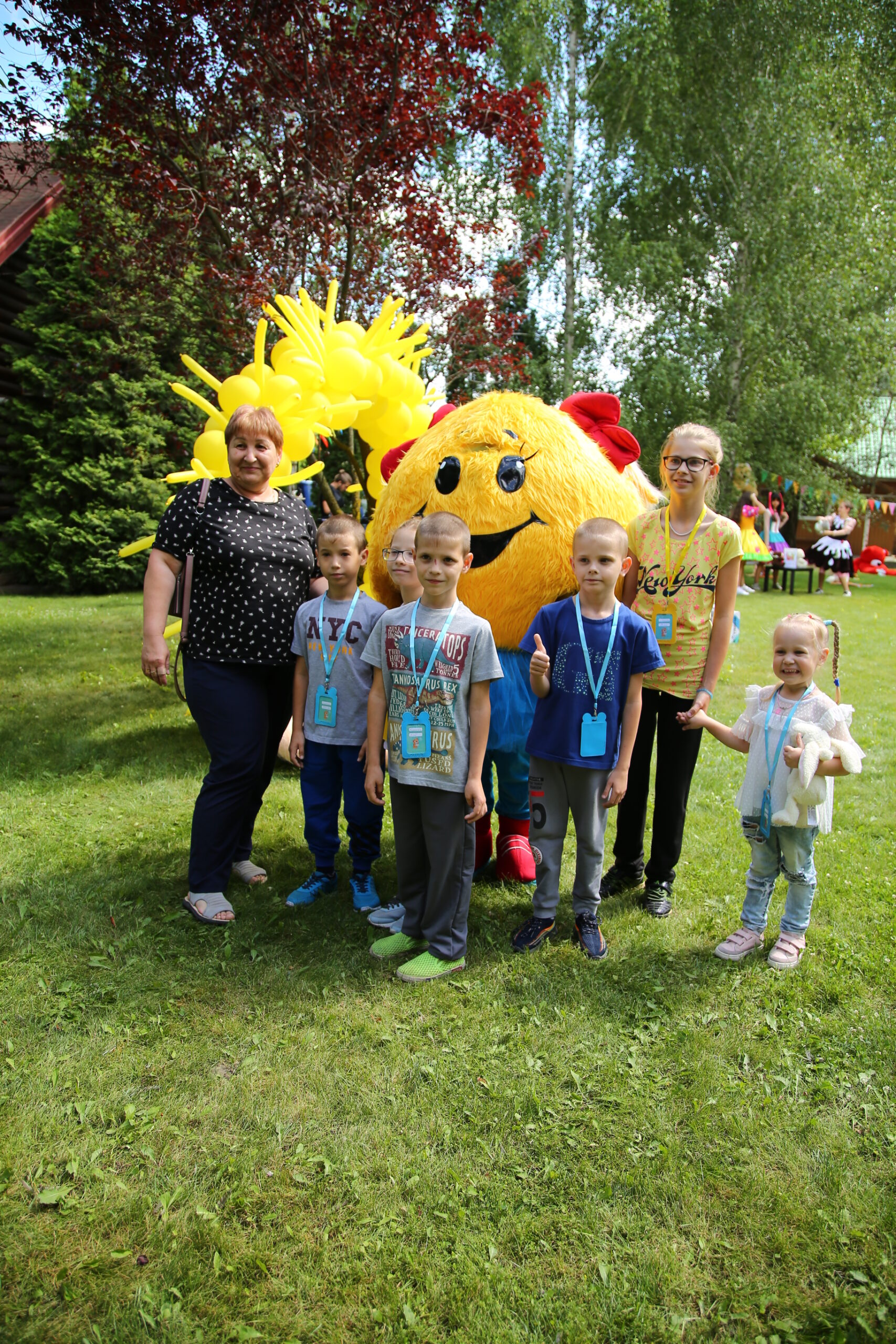 My mom plus me equals… Georgina Gardiner, a benefactor of the foundation from the UK